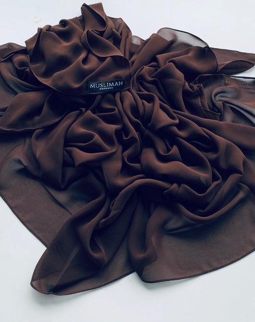 Brunette Premium Chiffon Hijab