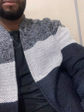 Mens Fleece Zipper Cardigan Winter Jacket Sweater